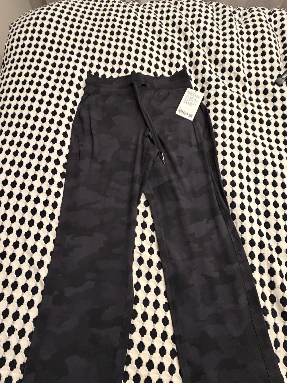 lululemon athletica Women’s Black Bootcut Camo Joggers